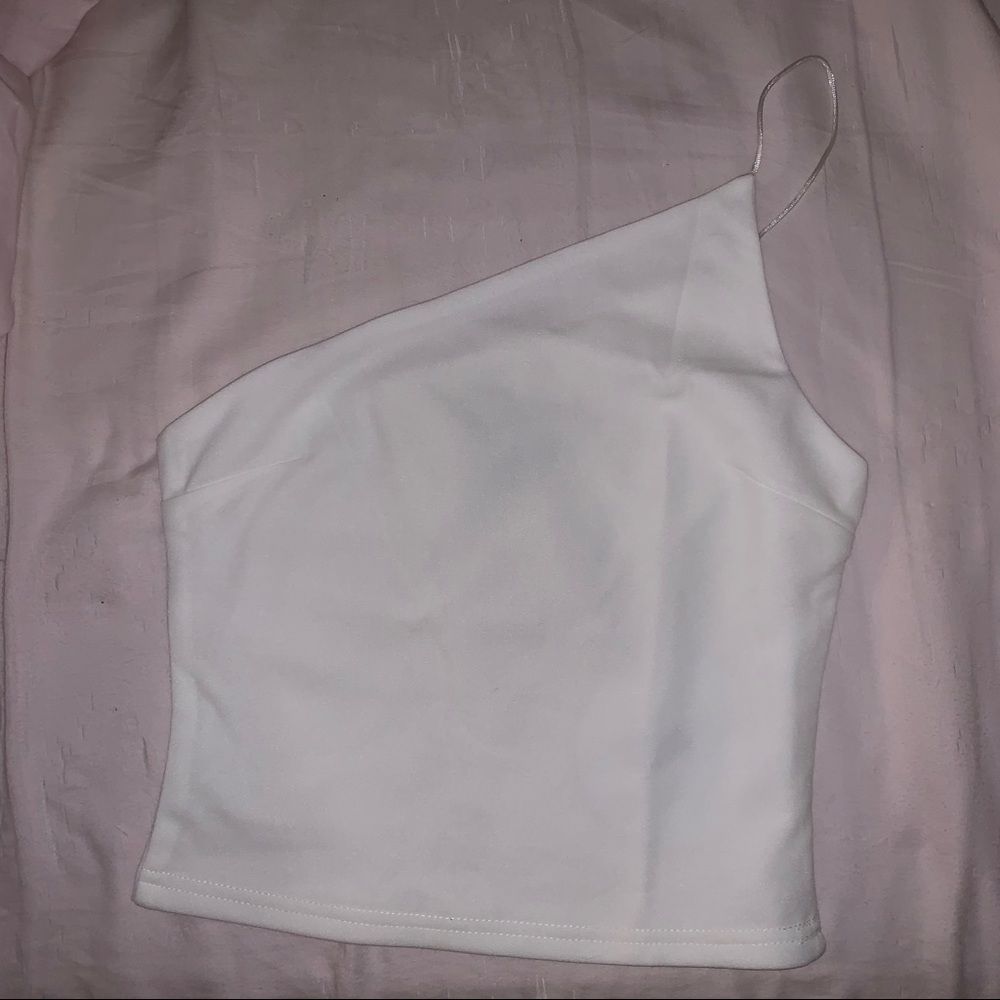 Princess Polly White Bria Crop Top